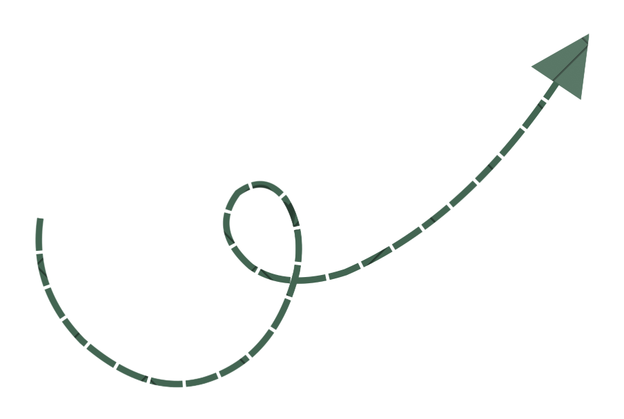 Decorative loopy arrow pointing to Resources